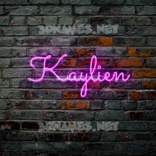 kaylien in Pink Neon style - 3D name wallpaper kaylien in Pink Neon style - 3D name wallpaper