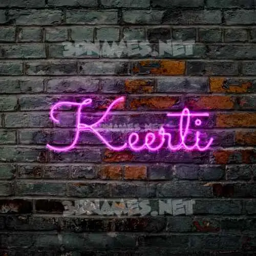 keerti in Pink Neon style - 3D name wallpaper keerti in Pink Neon style - 3D name wallpaper