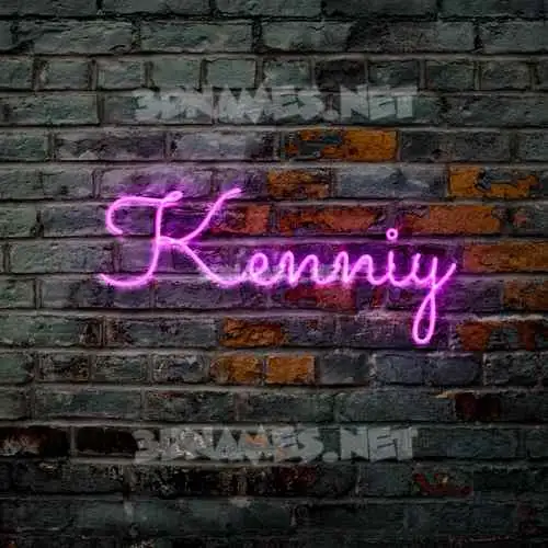 kenniy in Pink Neon style - 3D name wallpaper kenniy in Pink Neon style - 3D name wallpaper