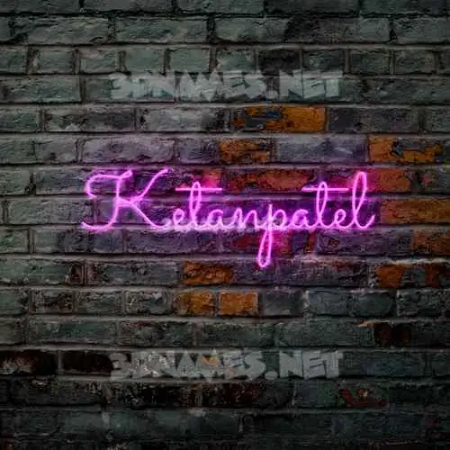 ketanpatel in Pink Neon style - 3D name wallpaper ketanpatel in Pink Neon style - 3D name wallpaper