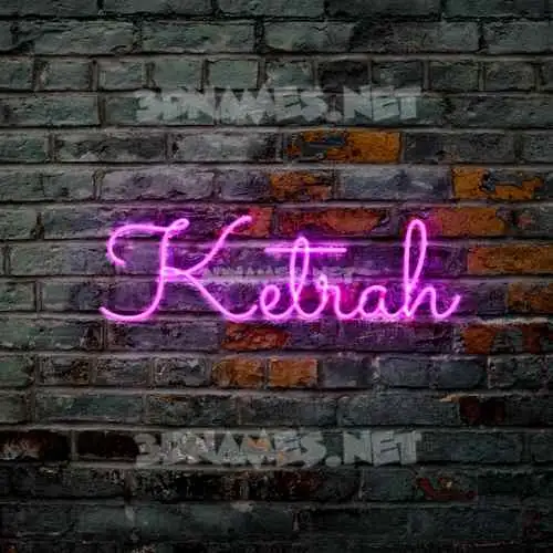 ketrah in Pink Neon style - 3D name wallpaper ketrah in Pink Neon style - 3D name wallpaper
