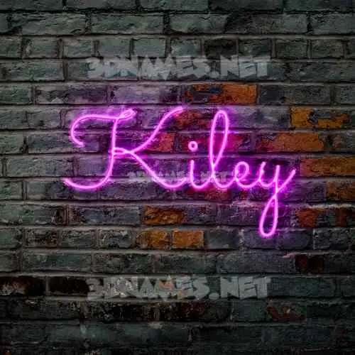 kiley in Pink Neon style - 3D name wallpaper kiley in Pink Neon style - 3D name wallpaper