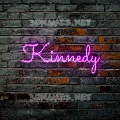 kinnedy in Pink Neon style - 3D name wallpaper kinnedy in Pink Neon style - 3D name wallpaper