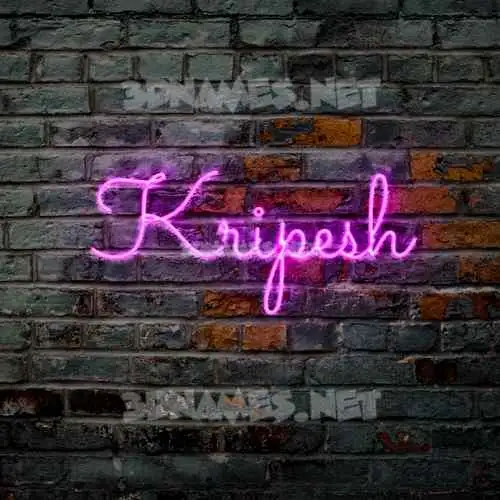 kripesh in Pink Neon style - 3D name wallpaper kripesh in Pink Neon style - 3D name wallpaper