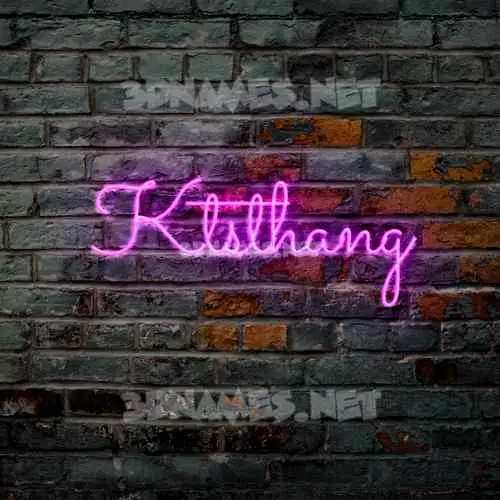 ktsthang in Pink Neon style - 3D name wallpaper ktsthang in Pink Neon style - 3D name wallpaper