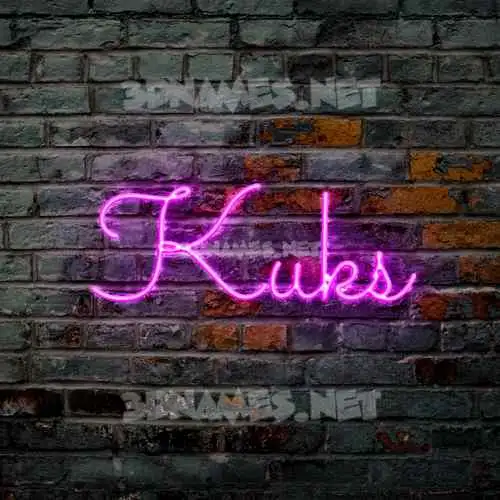 kuks in Pink Neon style - 3D name wallpaper kuks in Pink Neon style - 3D name wallpaper