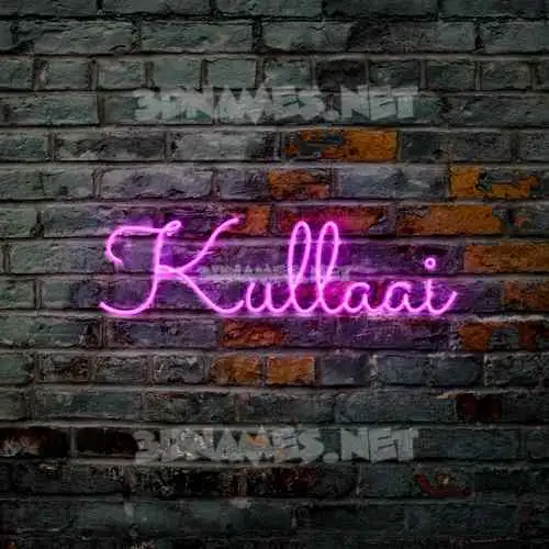 kullaai in Pink Neon style - 3D name wallpaper kullaai in Pink Neon style - 3D name wallpaper