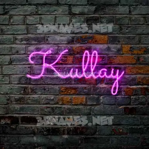 kullay in Pink Neon style - 3D name wallpaper kullay in Pink Neon style - 3D name wallpaper