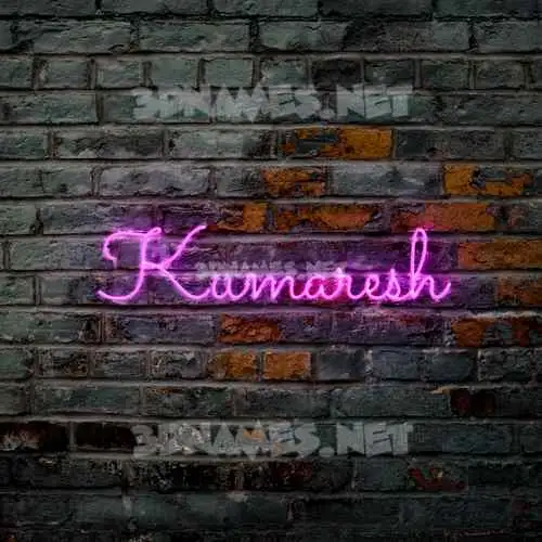 kumaresh in Pink Neon style - 3D name wallpaper kumaresh in Pink Neon style - 3D name wallpaper
