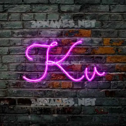 kv in Pink Neon style - 3D name wallpaper kv in Pink Neon style - 3D name wallpaper