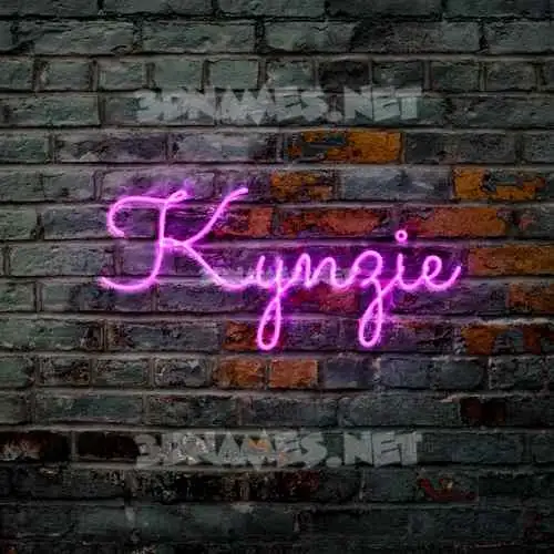 kynzie in Pink Neon style - 3D name wallpaper kynzie in Pink Neon style - 3D name wallpaper