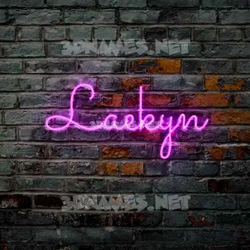 laekyn in Pink Neon style - 3D name wallpaper laekyn in Pink Neon style - 3D name wallpaper