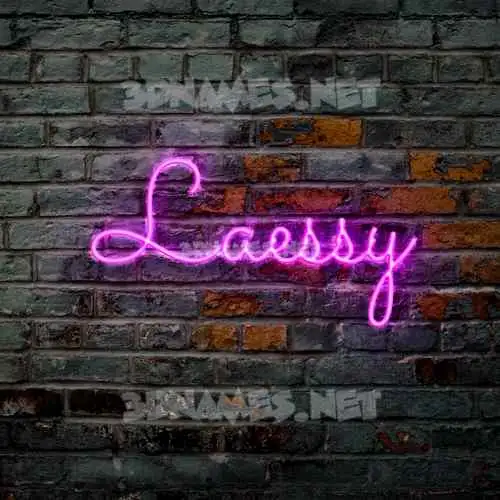 laessy in Pink Neon style - 3D name wallpaper laessy in Pink Neon style - 3D name wallpaper