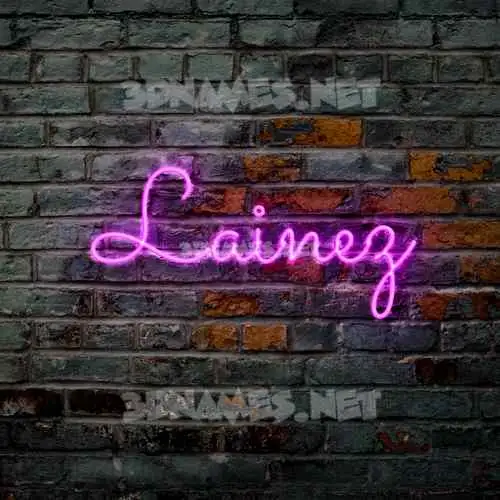 lainez in Pink Neon style - 3D name wallpaper lainez in Pink Neon style - 3D name wallpaper