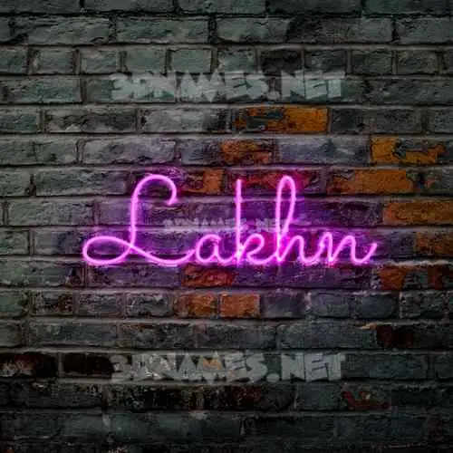 lakhn in Pink Neon style - 3D name wallpaper lakhn in Pink Neon style - 3D name wallpaper