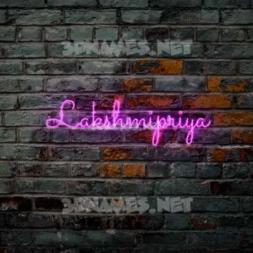 lakshmipriya in Pink Neon style - 3D name wallpaper lakshmipriya in Pink Neon style - 3D name wallpaper