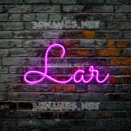 lar in Pink Neon style - 3D name wallpaper lar in Pink Neon style - 3D name wallpaper