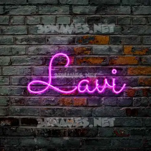 lavi in Pink Neon style - 3D name wallpaper lavi in Pink Neon style - 3D name wallpaper