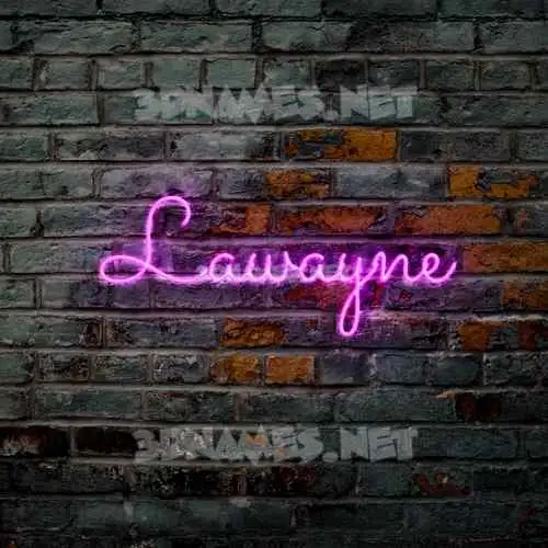 lawayne in Pink Neon style - 3D name wallpaper lawayne in Pink Neon style - 3D name wallpaper