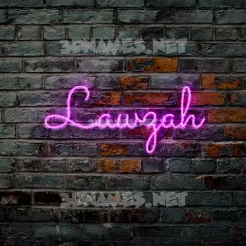 lawzah in Pink Neon style - 3D name wallpaper lawzah in Pink Neon style - 3D name wallpaper