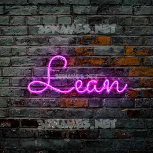 lean in Pink Neon style - 3D name wallpaper lean in Pink Neon style - 3D name wallpaper