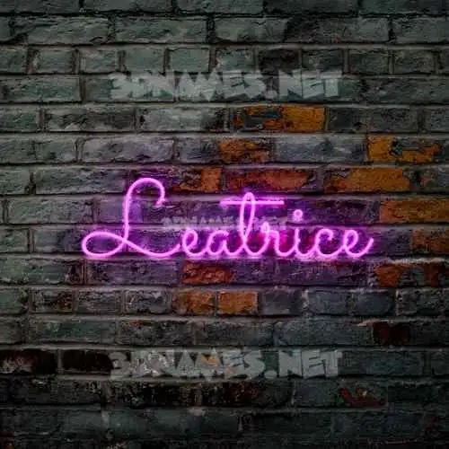 leatrice in Pink Neon style - 3D name wallpaper leatrice in Pink Neon style - 3D name wallpaper