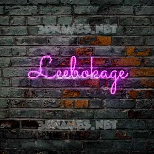 leebokage in Pink Neon style - 3D name wallpaper leebokage in Pink Neon style - 3D name wallpaper
