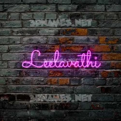 leelavathi in Pink Neon style - 3D name wallpaper leelavathi in Pink Neon style - 3D name wallpaper