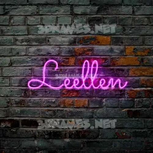 leellen in Pink Neon style - 3D name wallpaper leellen in Pink Neon style - 3D name wallpaper