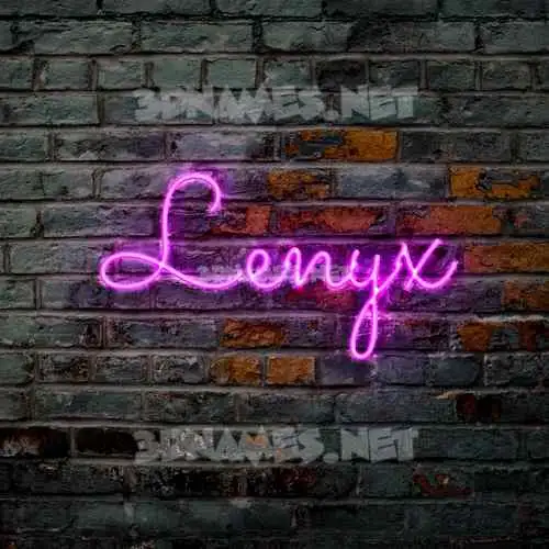 lenyx in Pink Neon style - 3D name wallpaper lenyx in Pink Neon style - 3D name wallpaper