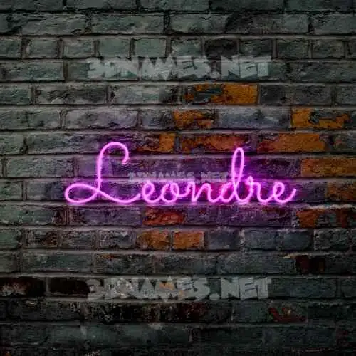 leondre in Pink Neon style - 3D name wallpaper leondre in Pink Neon style - 3D name wallpaper