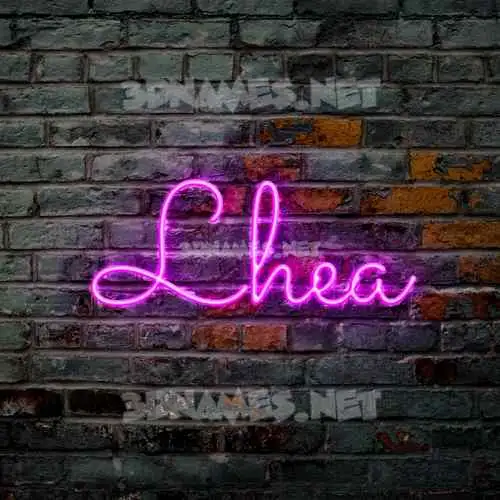 lhea in Pink Neon style - 3D name wallpaper lhea in Pink Neon style - 3D name wallpaper