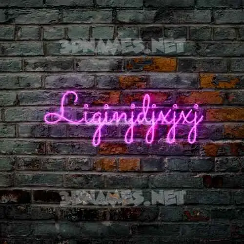 liginjdjxjxj in Pink Neon style - 3D name wallpaper liginjdjxjxj in Pink Neon style - 3D name wallpaper