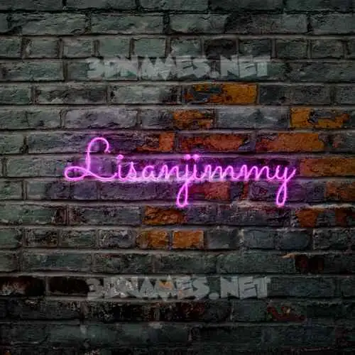 lisanjimmy in Pink Neon style - 3D name wallpaper lisanjimmy in Pink Neon style - 3D name wallpaper