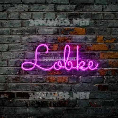 lobke in Pink Neon style - 3D name wallpaper lobke in Pink Neon style - 3D name wallpaper