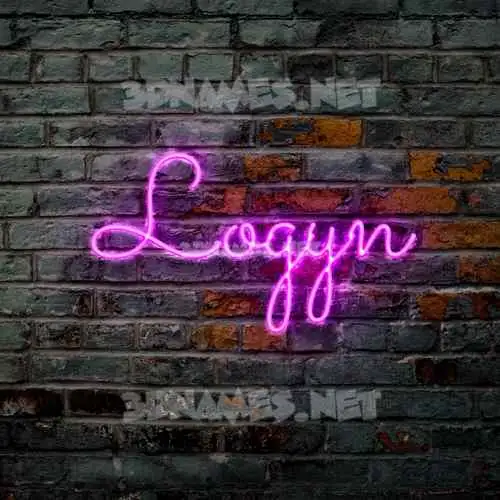 logyn in Pink Neon style - 3D name wallpaper logyn in Pink Neon style - 3D name wallpaper