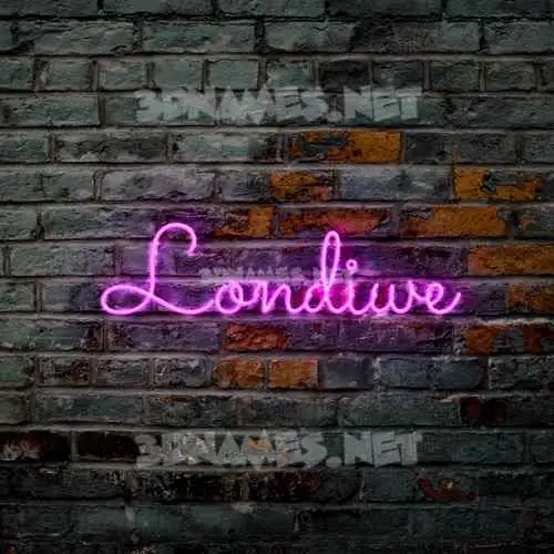 londiwe in Pink Neon style - 3D name wallpaper londiwe in Pink Neon style - 3D name wallpaper
