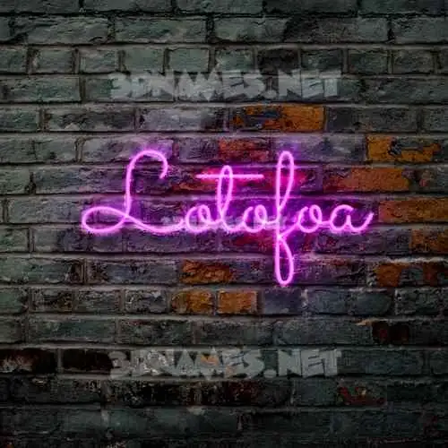 lotofoa in Pink Neon style - 3D name wallpaper lotofoa in Pink Neon style - 3D name wallpaper