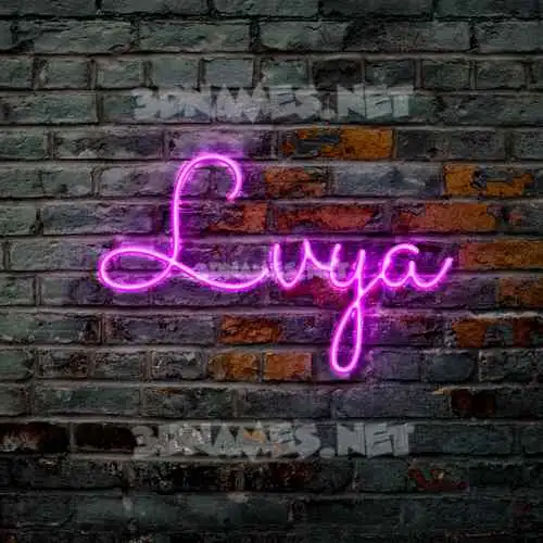 lvya in Pink Neon style - 3D name wallpaper lvya in Pink Neon style - 3D name wallpaper