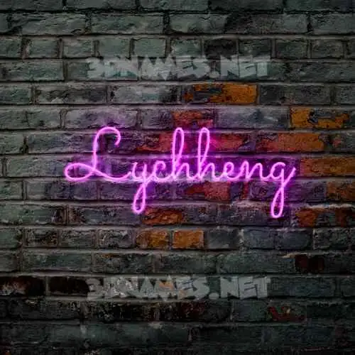 lychheng in Pink Neon style - 3D name wallpaper lychheng in Pink Neon style - 3D name wallpaper