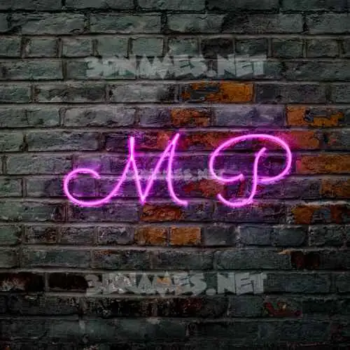 m p in Pink Neon style - 3D name wallpaper m p in Pink Neon style - 3D name wallpaper