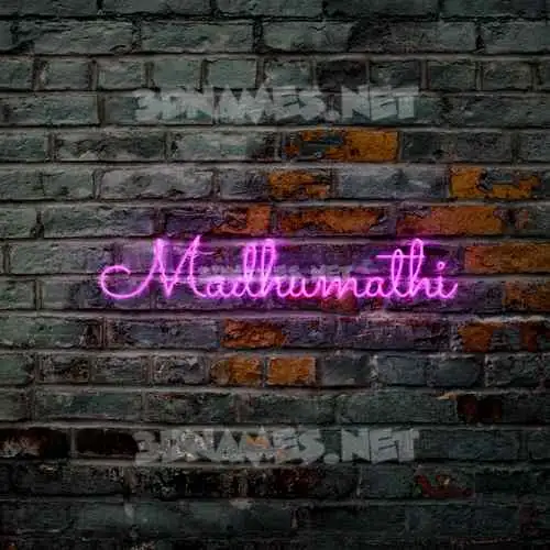 madhumathi in Pink Neon style - 3D name wallpaper madhumathi in Pink Neon style - 3D name wallpaper