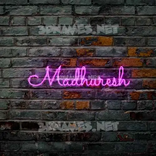 madhuresh in Pink Neon style - 3D name wallpaper madhuresh in Pink Neon style - 3D name wallpaper