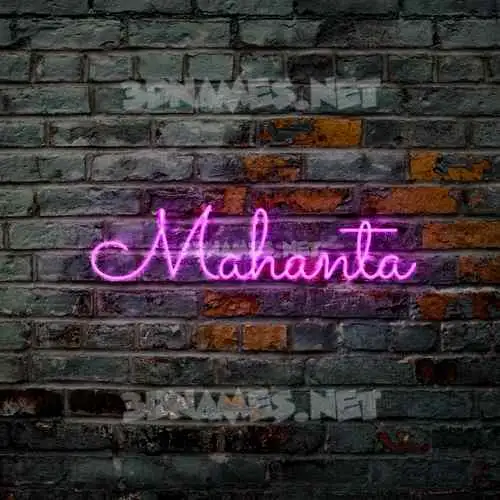 mahanta in Pink Neon style - 3D name wallpaper mahanta in Pink Neon style - 3D name wallpaper