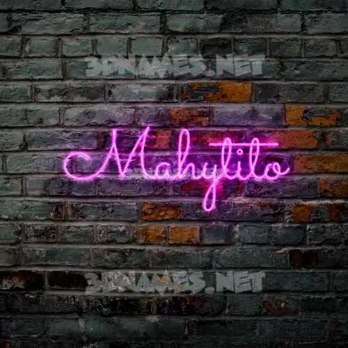 mahytito in Pink Neon style - 3D name wallpaper mahytito in Pink Neon style - 3D name wallpaper