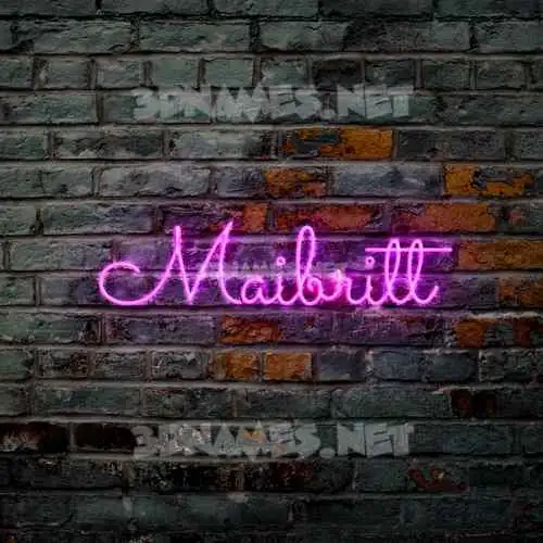 maibritt in Pink Neon style - 3D name wallpaper maibritt in Pink Neon style - 3D name wallpaper