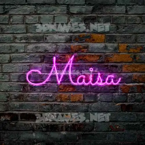maisa in Pink Neon style - 3D name wallpaper maisa in Pink Neon style - 3D name wallpaper