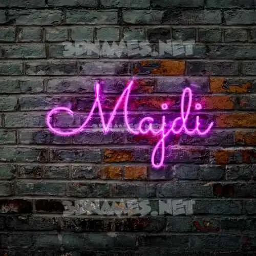 majdi in Pink Neon style - 3D name wallpaper majdi in Pink Neon style - 3D name wallpaper