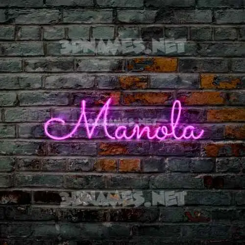 manola in Pink Neon style - 3D name wallpaper manola in Pink Neon style - 3D name wallpaper