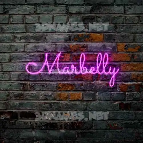 marbelly in Pink Neon style - 3D name wallpaper marbelly in Pink Neon style - 3D name wallpaper